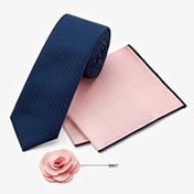 Set cravatta e fazzoletto da taschino